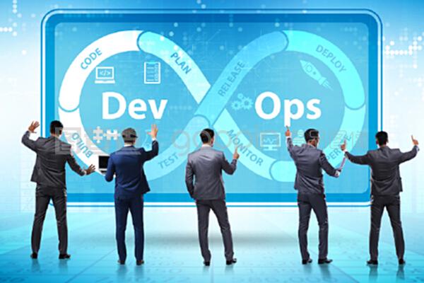 devOps軟件開發它的概念。