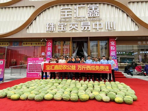 暴雨無情人有情 萬斤西瓜暖心行 鄭州寶匯鑫珠寶城攜手東大街博愛社區(qū)開展愛心助農(nóng)公益活動(dòng)